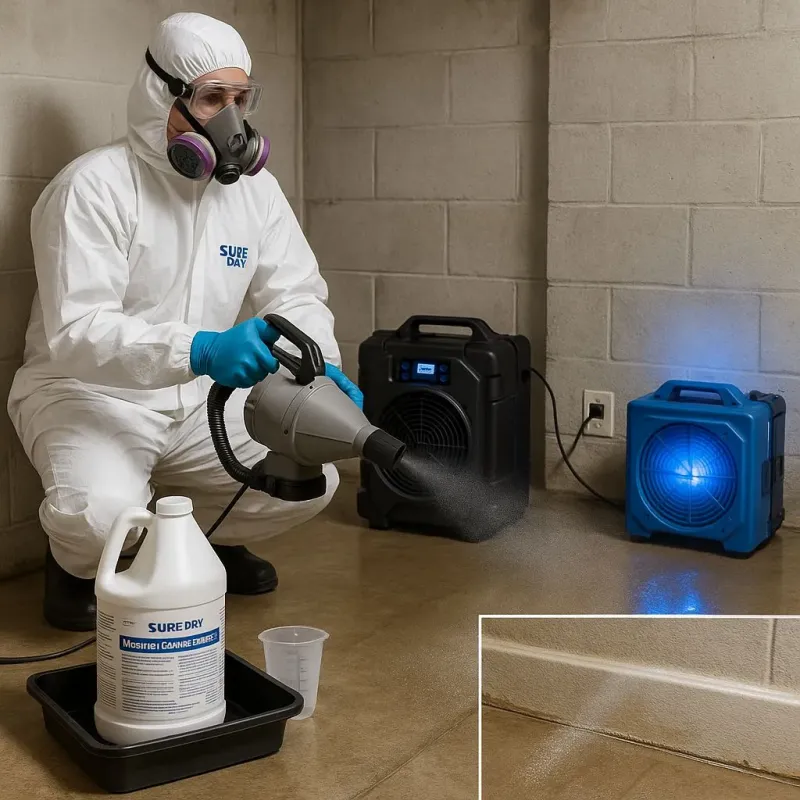 Sanitization and Odor Removal process in Andrews AFB, MD