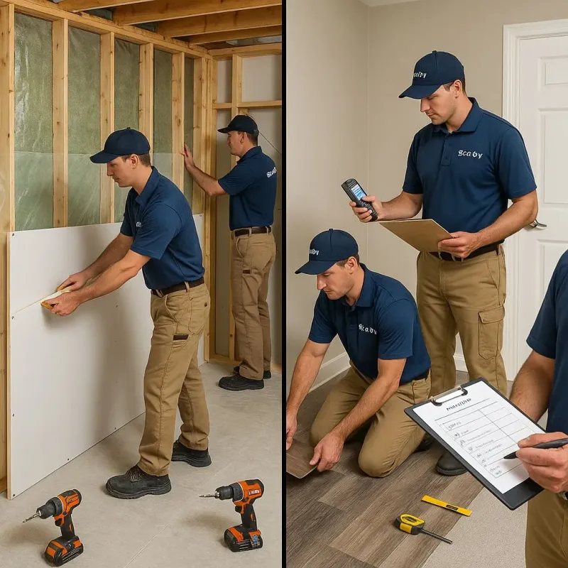 Repairs and Reconstruction process in Andrews AFB, MD